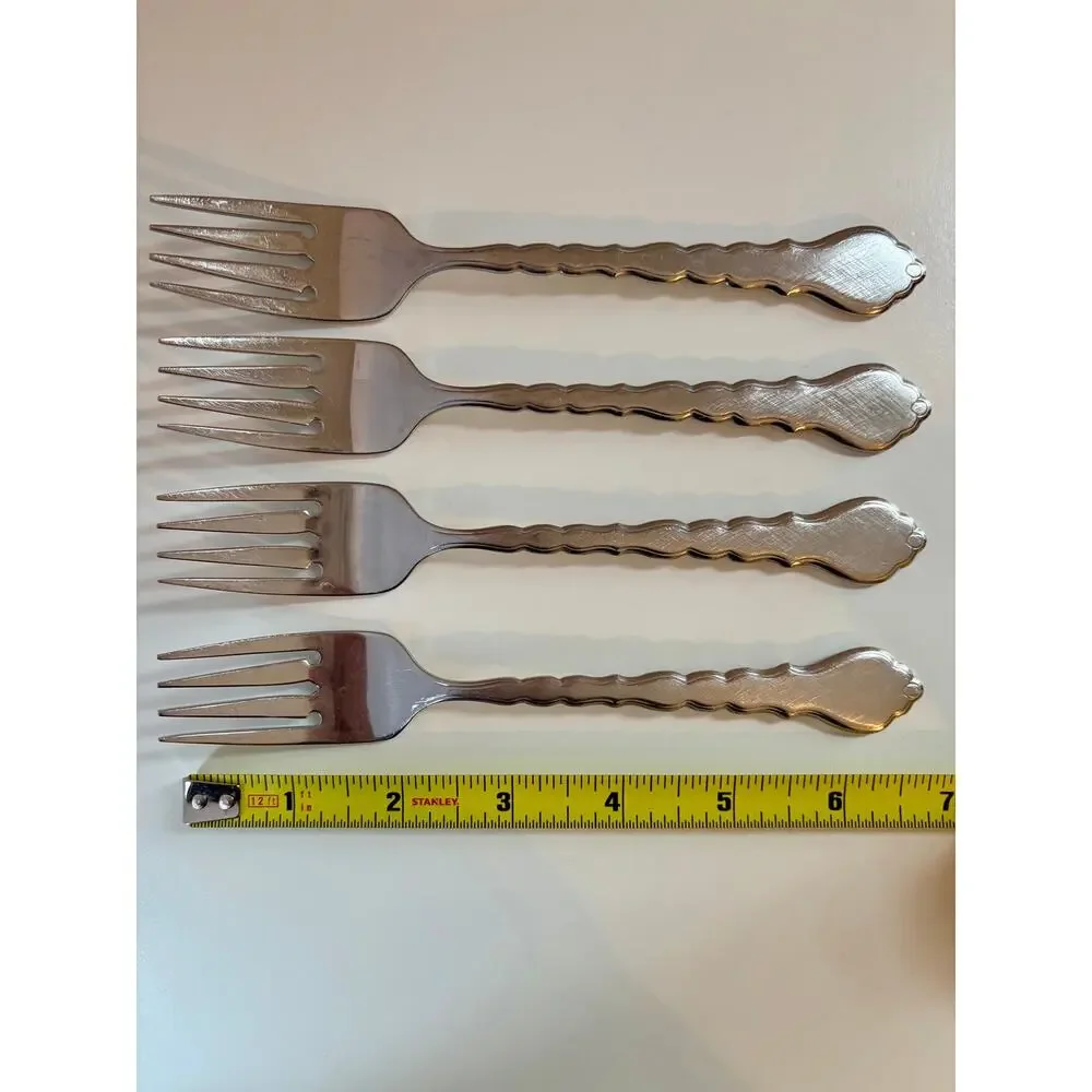 Oneida Cello Salad Fork Set of 4